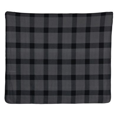 Soft Branded Plaid Fleece Blanket for Promotional Events