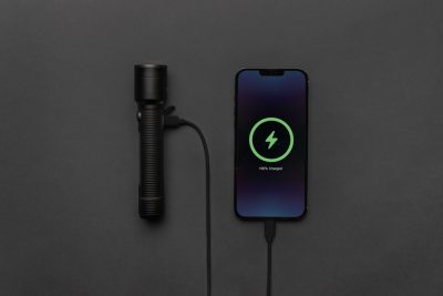 Branded Gear X RCS Recycled Aluminium USB Torch – 800 Lumens