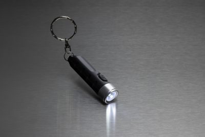 Branded Eco USB Keychain Torch with 3 Light Modes