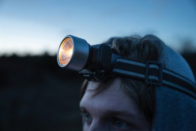 Bright 3-LED Branded Everest Headlight for Promotions