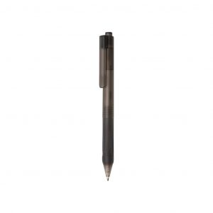 Branded X9 Frosted Pen with Silicone Grip for Promotions
