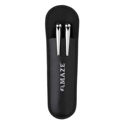 Branded Swiss Peak Deluxe Pen Set in Stylish PU Pouch
