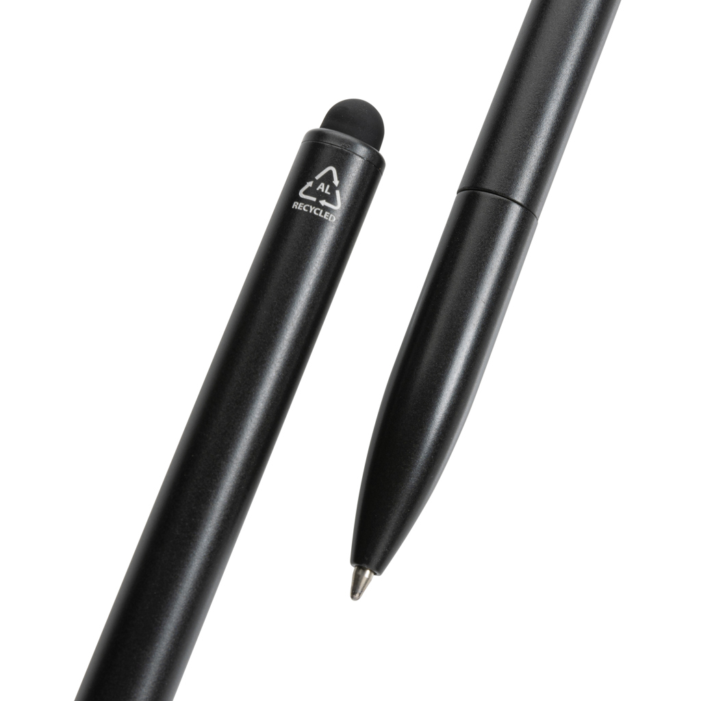 Kymi RCS certified recycled aluminium pen with stylus Kymi RCS certified recycled aluminium pen with stylus