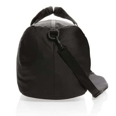 Branded PVC-Free Black Weekend Bag for Stylish Promotions