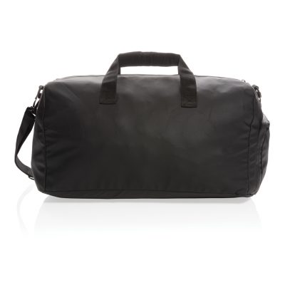 Branded PVC-Free Black Weekend Bag for Stylish Promotions