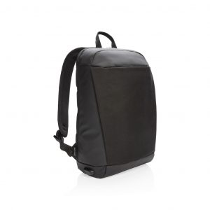 Branded PVC-Free RFID Laptop Backpack with USB Port Branded PVC-Free RFID Laptop Backpack with USB Port