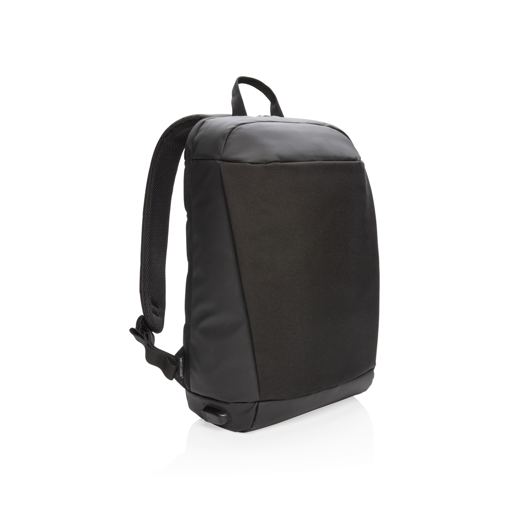 Branded PVC-Free RFID Laptop Backpack with USB Port Branded PVC-Free RFID Laptop Backpack with USB Port