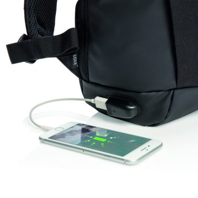 Branded PVC-Free RFID Laptop Backpack with USB Port