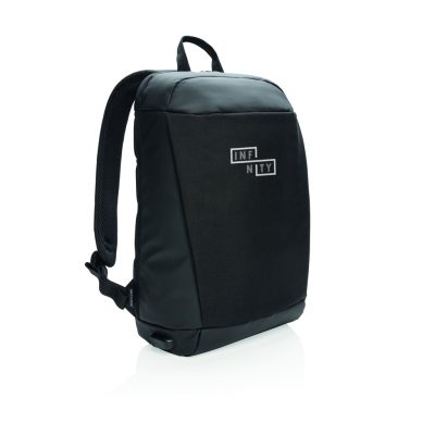 Branded PVC-Free RFID Laptop Backpack with USB Port