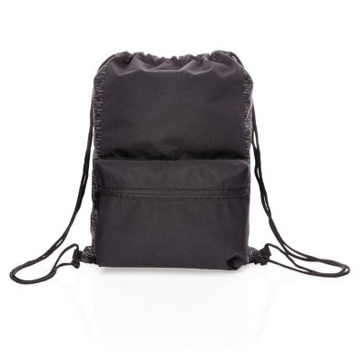 Branded RPET Reflective Drawstring Backpack for Events
