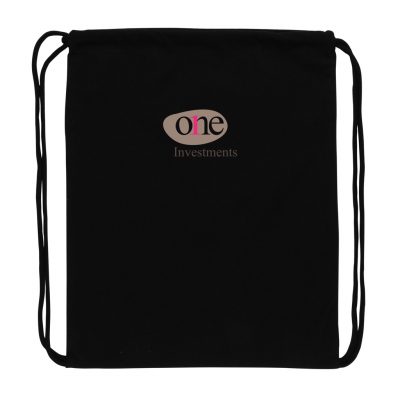 Branded Eco-Friendly Recycled Cotton Drawstring Bag