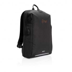 Swiss Peak AWARE™ RFID and USB A laptop backpack