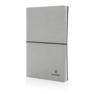 Personalised A5 GRS Recycled Leather Notebook for Promotions