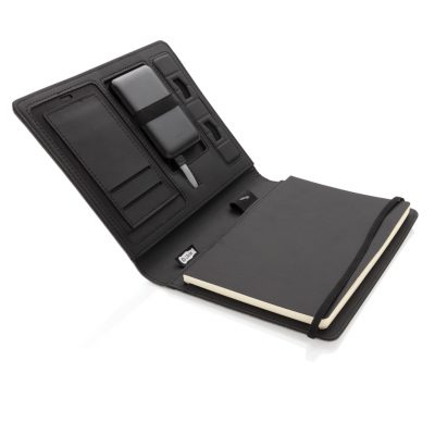 Branded Air 5W Wireless Charging Notebook with Powerbank