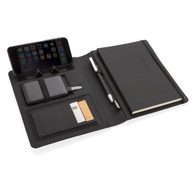 Branded Air 5W Wireless Charging Notebook with Powerbank