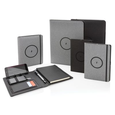 Branded Air 5W Wireless Charging Notebook with Powerbank