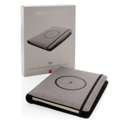 Branded Air 5W Wireless Charging Notebook with Powerbank