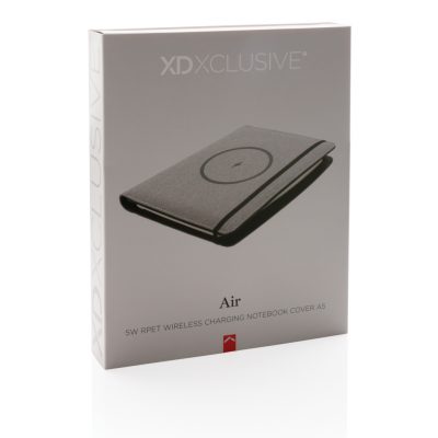 Branded Air 5W Wireless Charging Notebook with Powerbank
