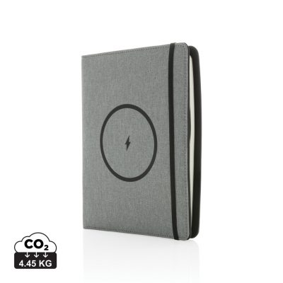 Branded Air 5W Wireless Charging Notebook with Powerbank