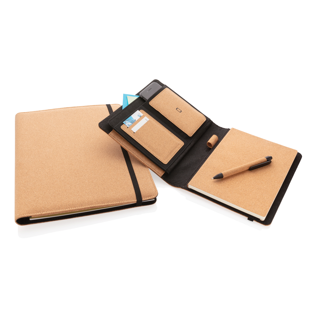 Deluxe cork portfolio A4 with pen 11 Deluxe cork portfolio A4 with pen