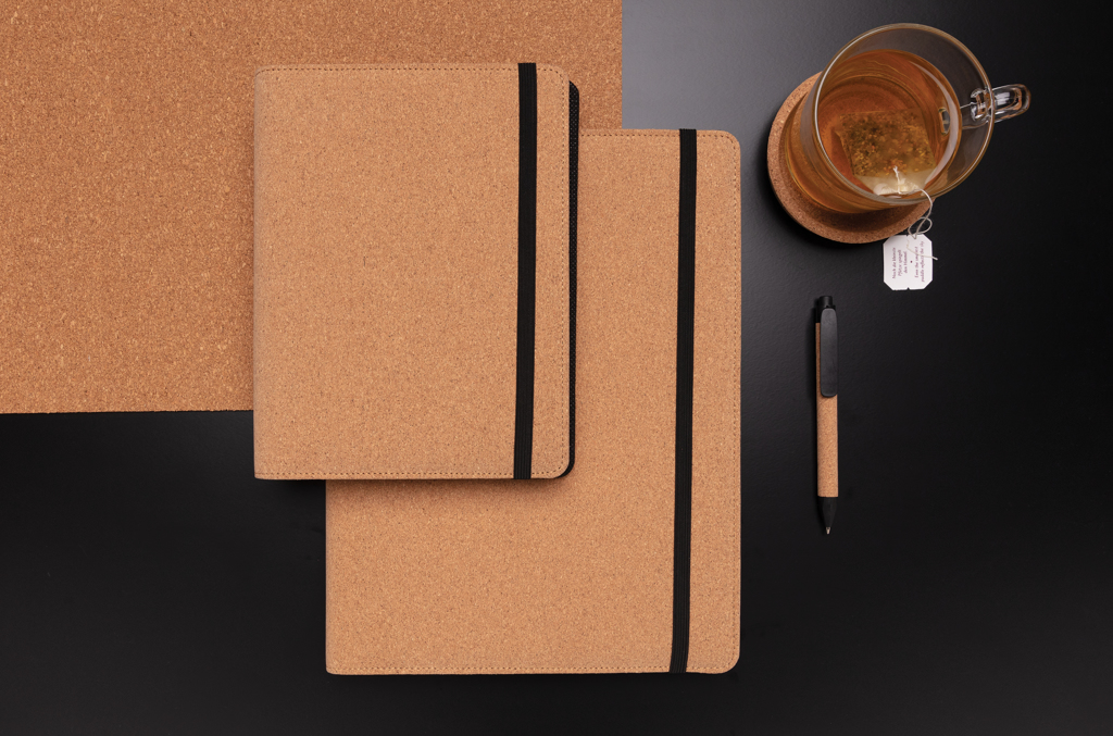 Deluxe cork portfolio A4 with pen 13 Deluxe cork portfolio A4 with pen