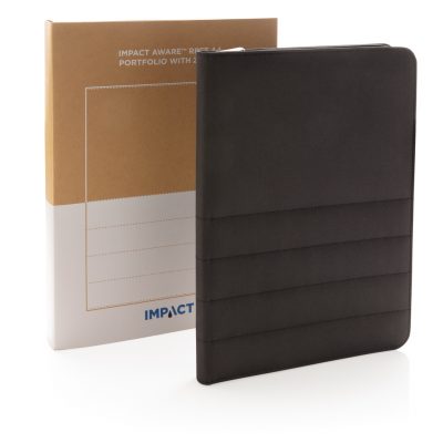 Branded A4 Zipper Portfolio – Sustainable RPET Design