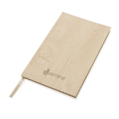 Branded Kavana Wood Print A5 Notebook for Promotions