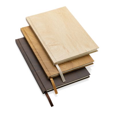 Branded Kavana Wood Print A5 Notebook for Promotions