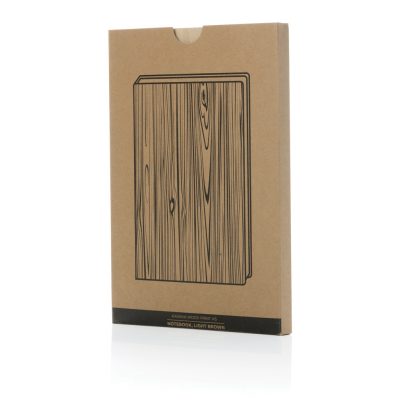 Branded Kavana Wood Print A5 Notebook for Promotions