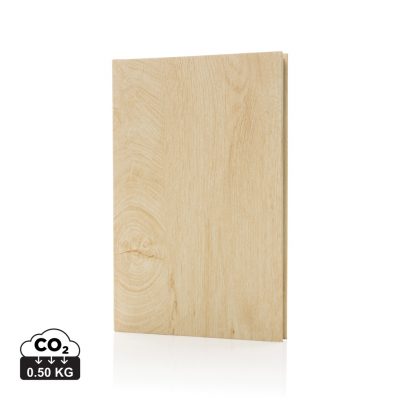 Branded Kavana Wood Print A5 Notebook for Promotions