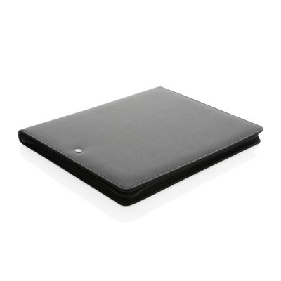 Branded Swiss Peak RCS A4 Portfolio with Zipper & Stand