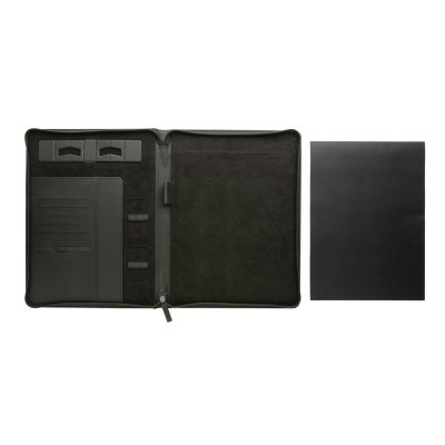 Branded Swiss Peak RCS A4 Portfolio with Zipper & Stand