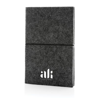 Promotional Eco-Friendly A5 Felt Notebook for Branding