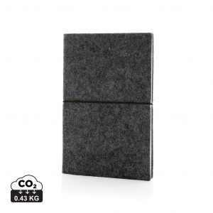 Promotional Eco-Friendly A5 Felt Notebook for Branding
