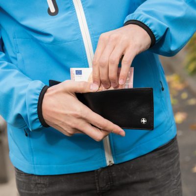 RFID anti-skimming wallet