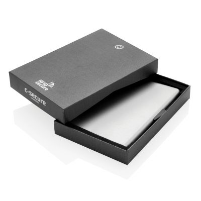 C-Secure aluminium RFID card holders