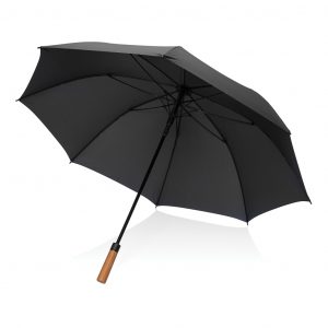 Branded Eco-Friendly 30″ Acacia Umbrella for Promotions