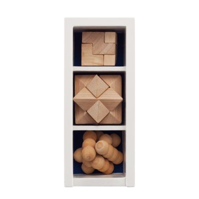 Promotional 3-Pc Brain Teaser Set in Eco-Friendly Box
