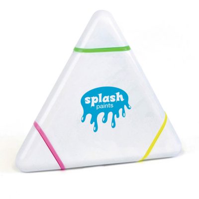 Triangle Highlighter Trio – Personalised Office Essential