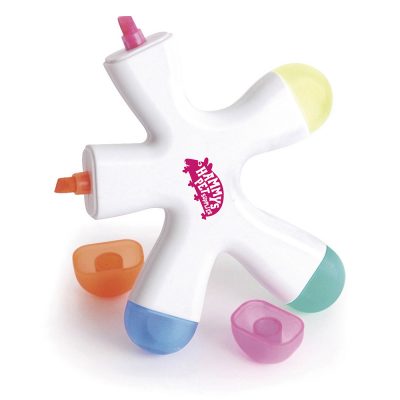 Vibrant 5-Colour Highlighter – Personalised Branded Merchandise