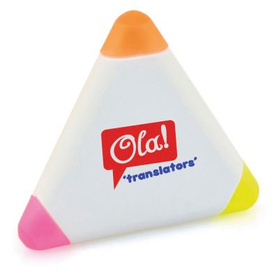 Small Triangle Highlighter Set – Personalised for Promotions