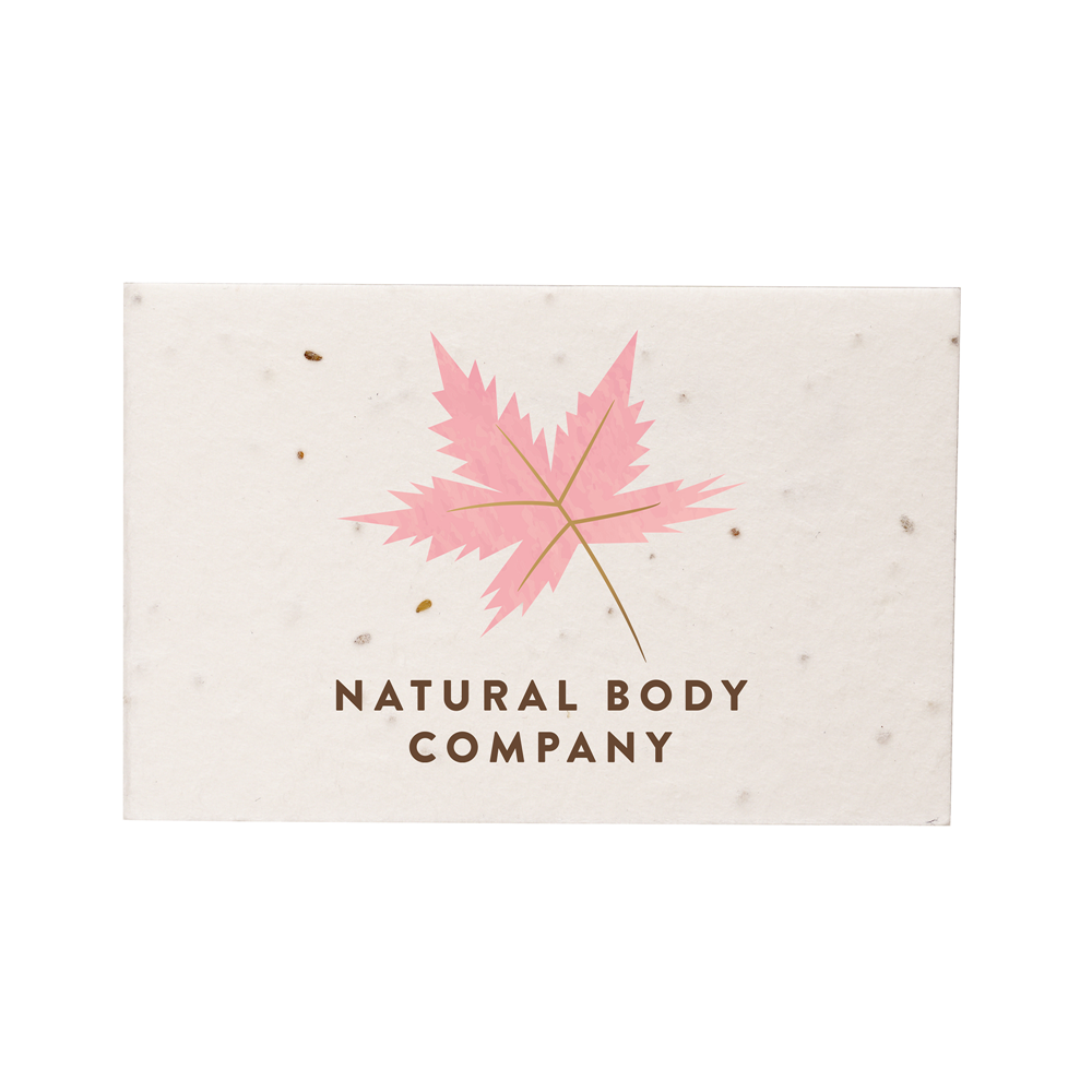 Seed Paper Lanyard Card Seed Paper Lanyard Card