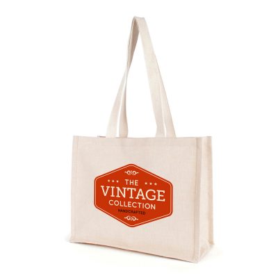 Personalised Juco Shopper with Cotton Handles – Branded Merchandise
