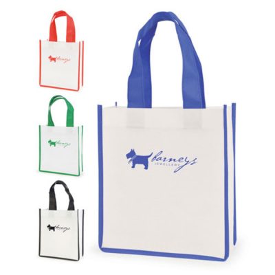Personalised Mini Contrast Shopper with Gusset
