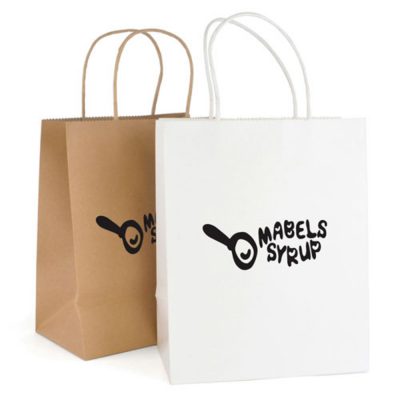 Natural 230gsm Paper Bag with Twist Handle – Branded Merchandise
