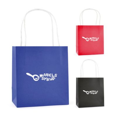 Personalised 230gsm Coloured Paper Bag – Branded Merchandise