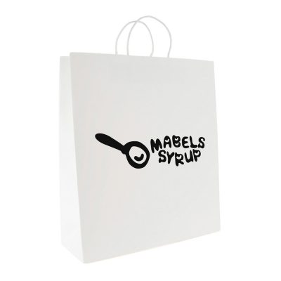 Extra Large White Paper Bag – Branded Merchandise