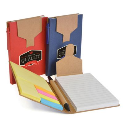 Personalised A6 Peckham Notebook with Pen & Sticky Notes