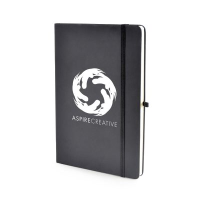 Personalised A5 Soft Finish Notebook with Pen Loop