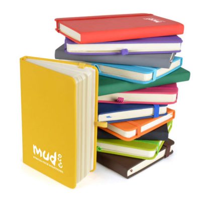 Personalised A6 PU Notebook with Ribbon Bookmark